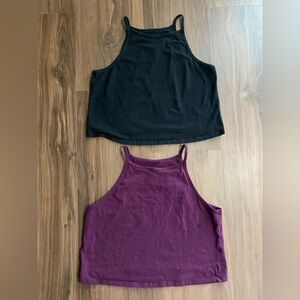 Torrid Tank Top Crop Tops size 1 Purple/Black